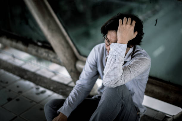 istock business man is stressed from his work. depression and anxiety concept. 866310170