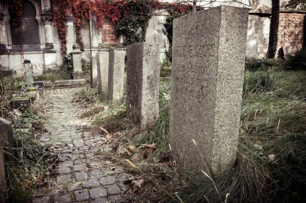 istock Ancient entombement on the cemetery before Helloween 866310784