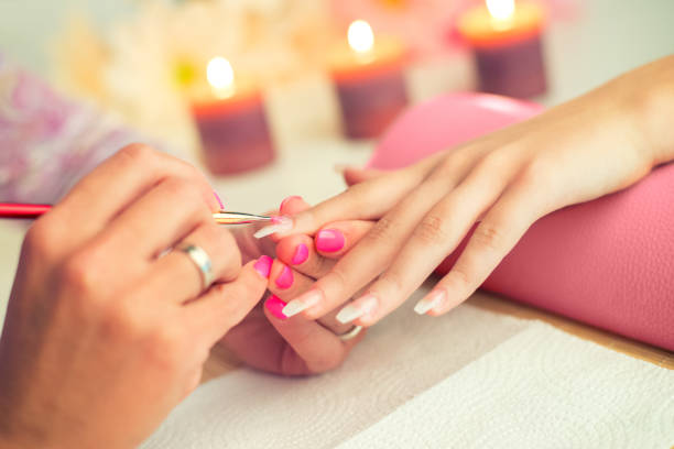istock Manicure process in a beauty salon 866314684