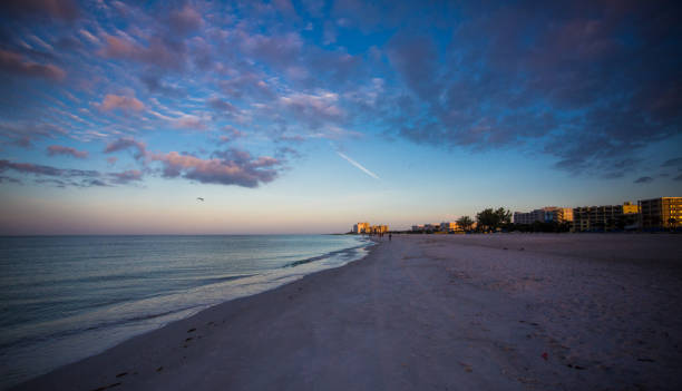 istock Florida seashore at dawn along St.Pete's Beach 866314688