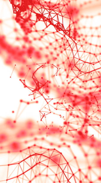 istock Abstract geometry surfaces, lines and points background, Used as digital wallpaper and technology background. 3d rendering 866314946