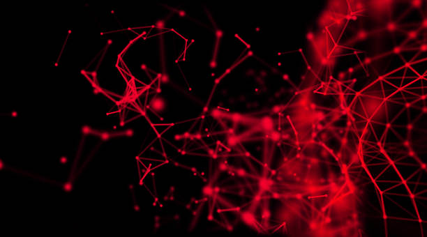 istock Abstract geometry surfaces, lines and points background, Used as digital wallpaper and technology background. 3d rendering 866314980