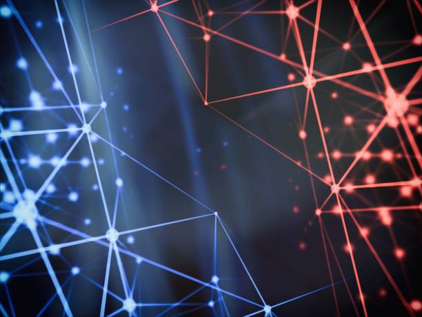 istock Abstract geometry surfaces, lines and points background, Used as digital wallpaper and technology background. 3d rendering 866315074