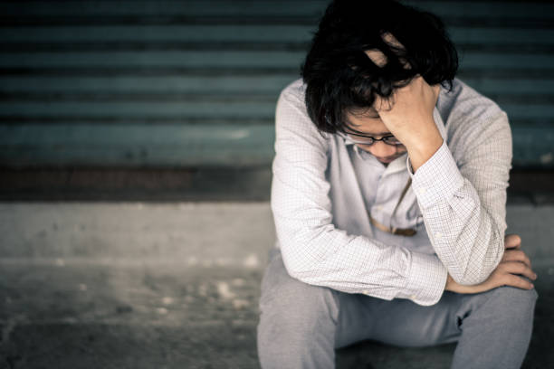 istock business man is stressed from his work. depression and anxiety concept. 866317748