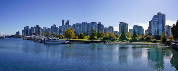 istock Panoramic view of  vancouver downtown 866318060