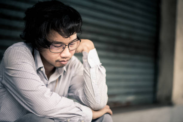 istock business man is stressed from his work. depression and anxiety concept. 866318138
