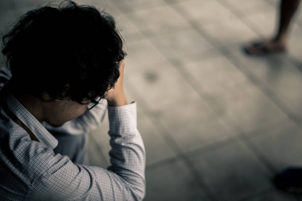 istock business man is stressed from his work. depression and anxiety concept. 866322210