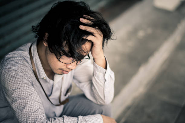 istock business man is stressed from his work. depression and anxiety concept. 866322566