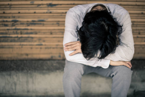 istock business man is stressed from his work. depression and anxiety concept. 866325540