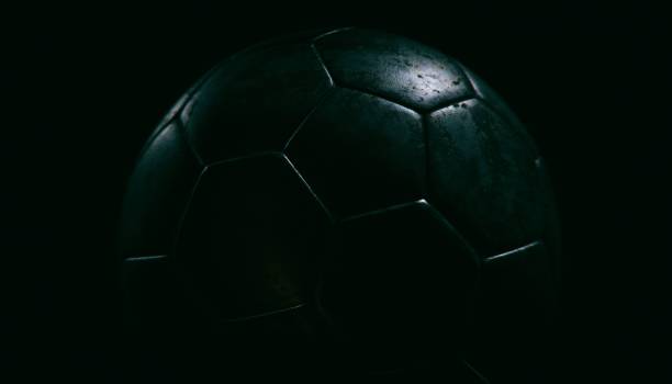 istock Silver soccer ball on various material and background, 3d rendering 866325812