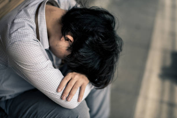 istock business man is stressed from his work. depression and anxiety concept. 866325912