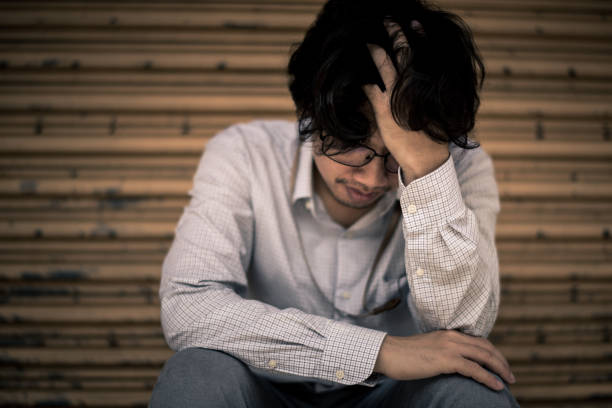 istock business man is stressed from his work. depression and anxiety concept. 866326572