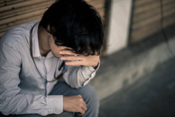 istock business man is stressed from his work. depression and anxiety concept. 866329538