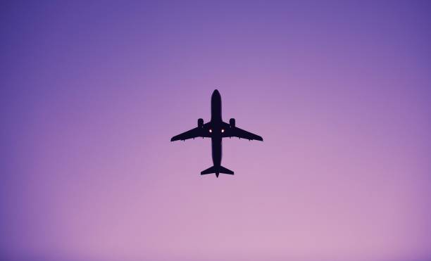 istock The Airplane on the Sky 866332838