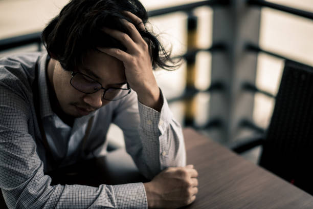 istock business man is stressed from his work. depression and anxiety concept. 866332972