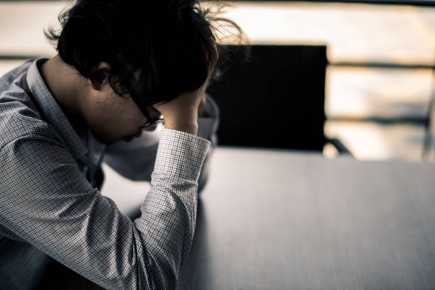 istock business man is stressed from his work. depression and anxiety concept. 866332994
