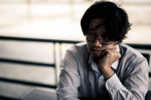istock business man is stressed from his work. depression and anxiety concept. 866337956