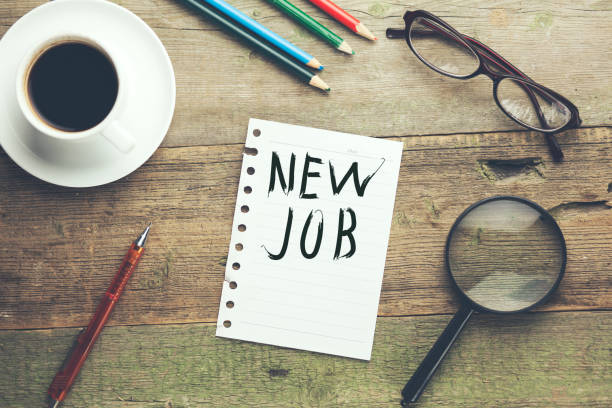 istock New job word on paper on working table 866343612