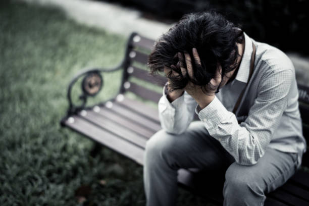 istock business man is stressed from his work. depression and anxiety concept. 866344558