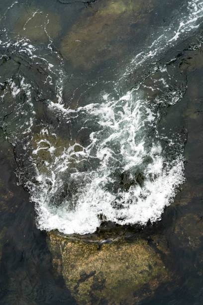 istock Top view of water washing stone 866344634