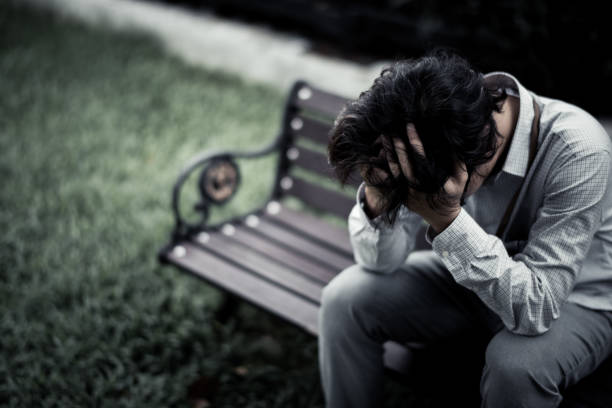 istock business man is stressed from his work. depression and anxiety concept. 866347016