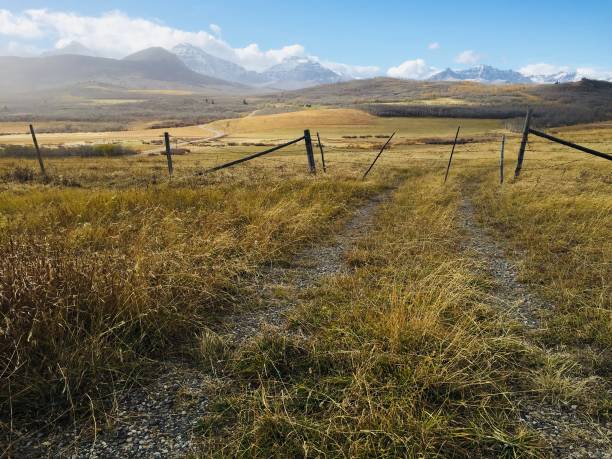 istock Southern Alberta, Canada, Prairie Landscape, Ranch land, Rocky Mountains 866347106