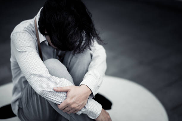 istock business man is stressed from his work. depression and anxiety concept. 866347264
