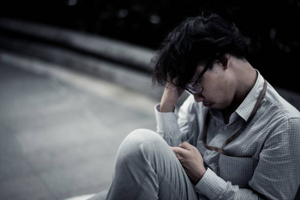 istock business man is stressed from his work. depression and anxiety concept. 866350964