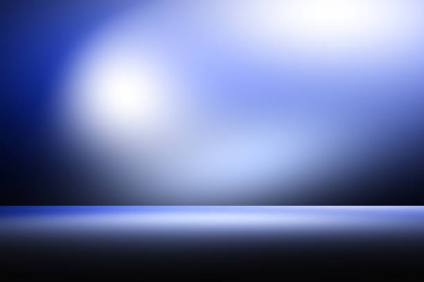 istock Purple  empty room studio gradient used for background and display your product 866351676