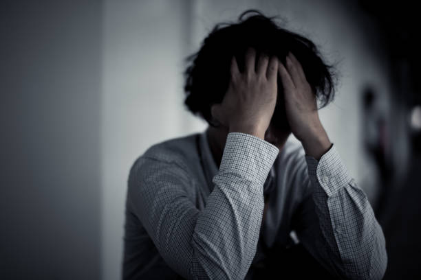 istock business man is stressed from his work. depression and anxiety concept. 866354386