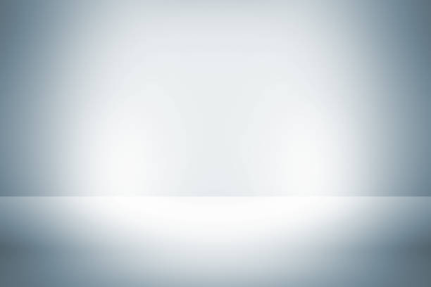 istock Gray empty room studio gradient used for background and display your product 866357418