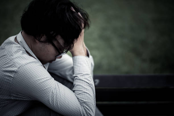 istock business man is stressed from his work. depression and anxiety concept. 866358174