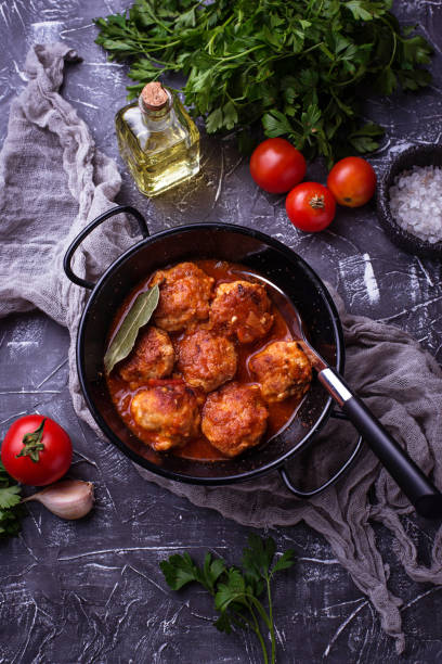 istock Meatballs with tomato sauce. 866370812