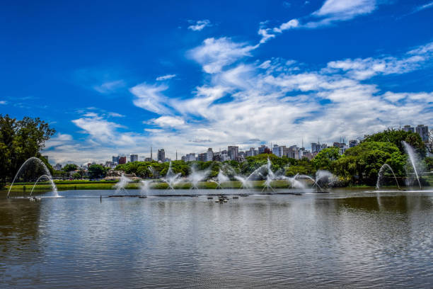Ibirapuera Park stock photo