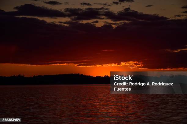 Sunset In Upper Michigan Stock Photo - Download Image Now - Michigan, Horizontal, No People