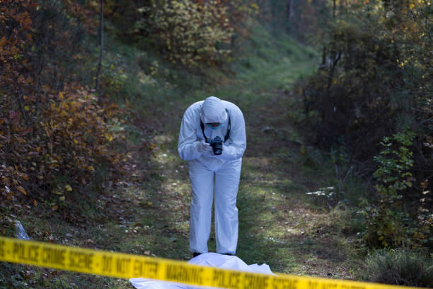 istock Taking the evidence from the crime scene 866388476