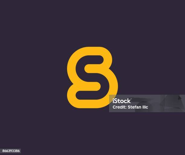 S Icon Stock Illustration - Download Image Now - Letter S, Logo, Abstract