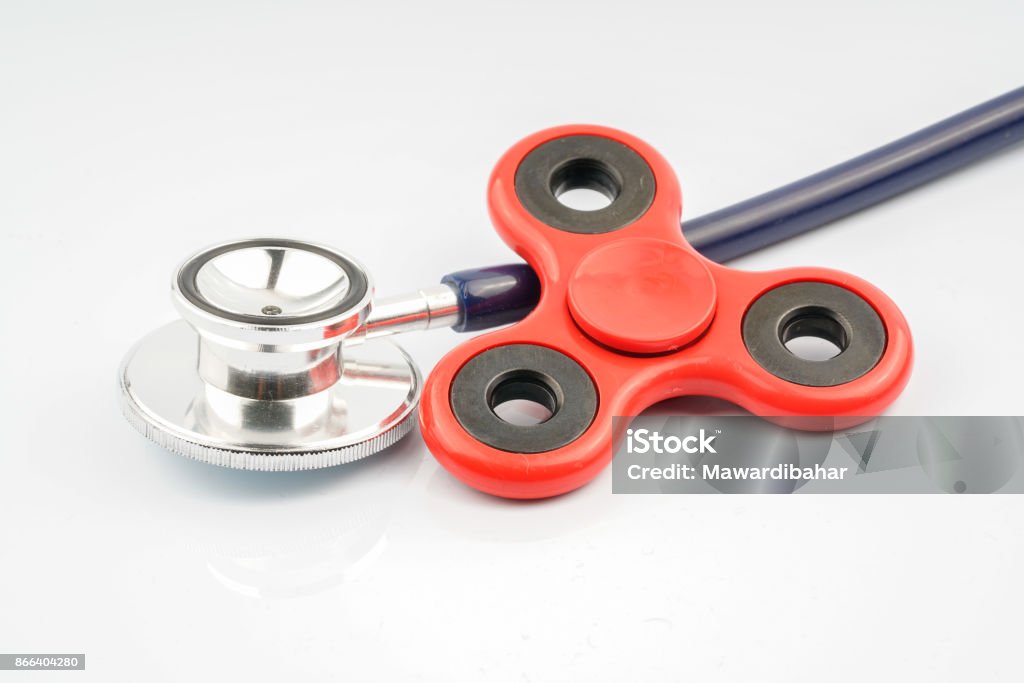 Medical Fidget Fidget Spinner Stock Photo - Download Image Now - Autism, Circle ...