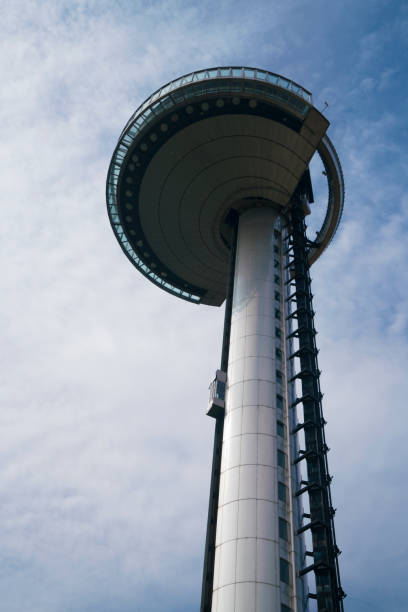 istock Looking up at the Faro de Moncloa tower in Madrid, Spain 866407444