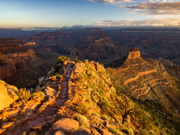 istock Grand Canyon Trail at Sunrise 866411394