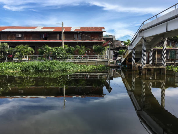 istock Local village along the river 866426216
