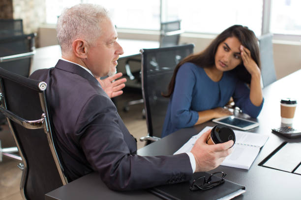 istock Senior boss offering new strategy of development 866441212