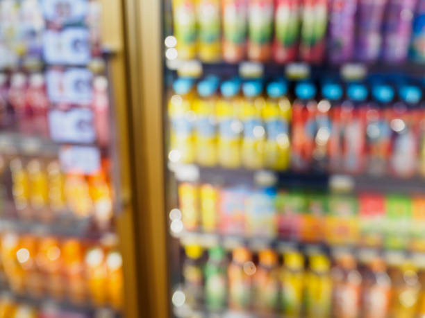 istock supermarket refrigerator shelves with beverage products 866447826