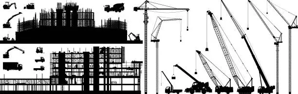 Vector illustration of Construction