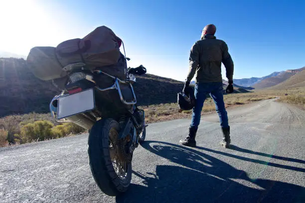 Photo of adventure motorcycling