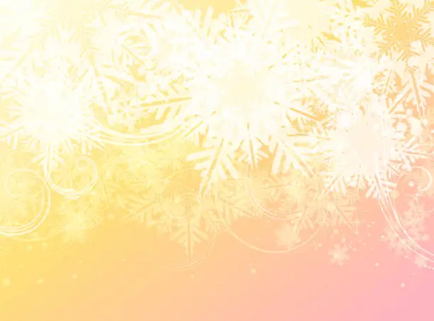 Vector illustration of Winter christmas background