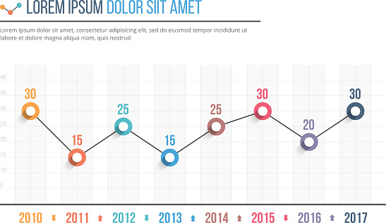 Line Graph Stock Illustration - Download Image Now - Analyzing ...