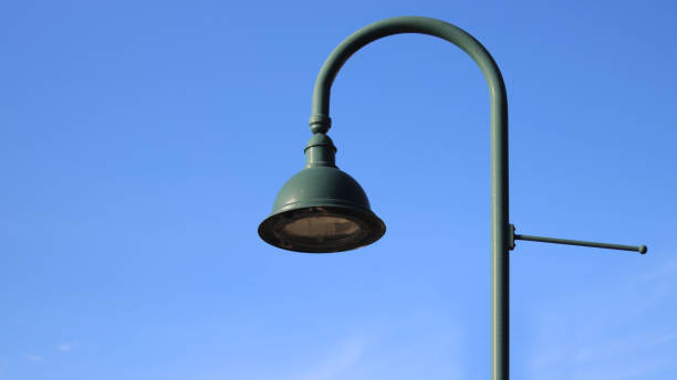 istock There is a round street lamp. 866462552