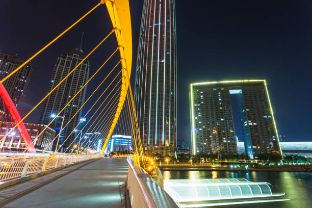 istock night tianjin downtown cityscape 866463984