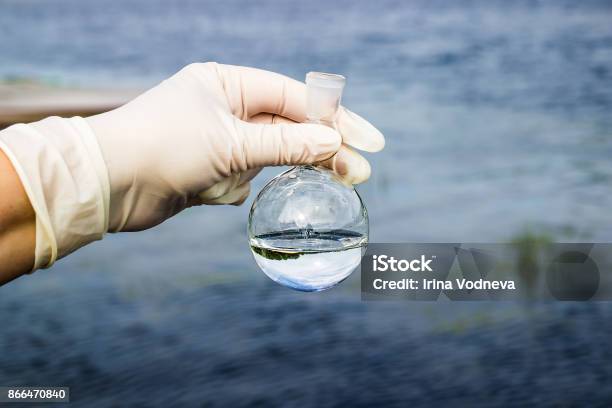 Samples Of Water From The River Water Intake Water Abstraction Water Diversion Stock Photo - Download Image Now